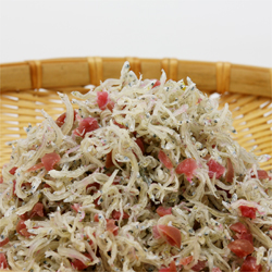 【品切れ中】天日干しかりかり梅ちりめん 福永商店