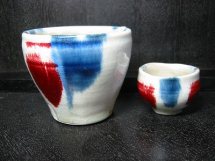 辰砂呉州流しカップ