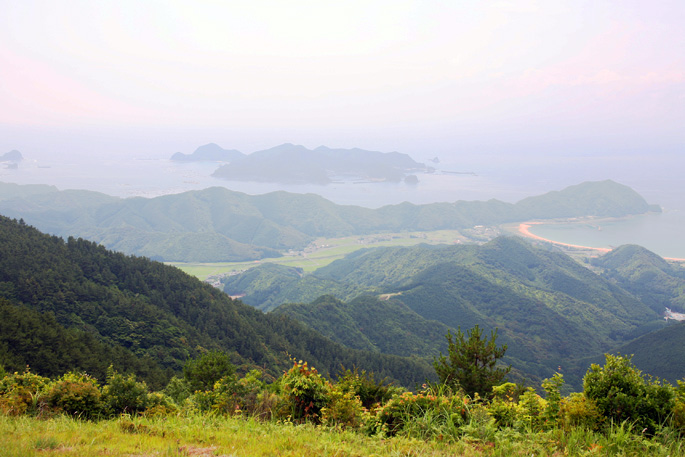 鏡山からの風景