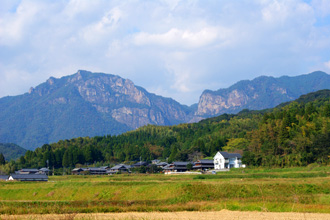 行縢山遠景