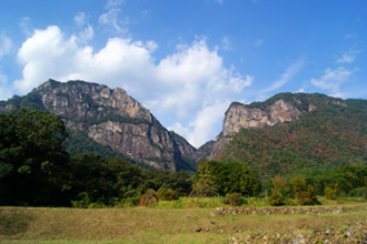 行縢山近景