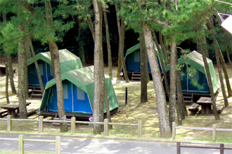 下阿蘇ビーチリゾート浜木綿村　常設テント・オートキャンプ場