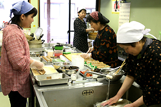 食品加工場の様子